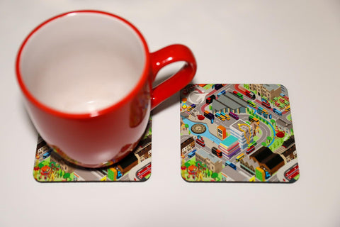 'All the buses of Transdev' Coasters two pack